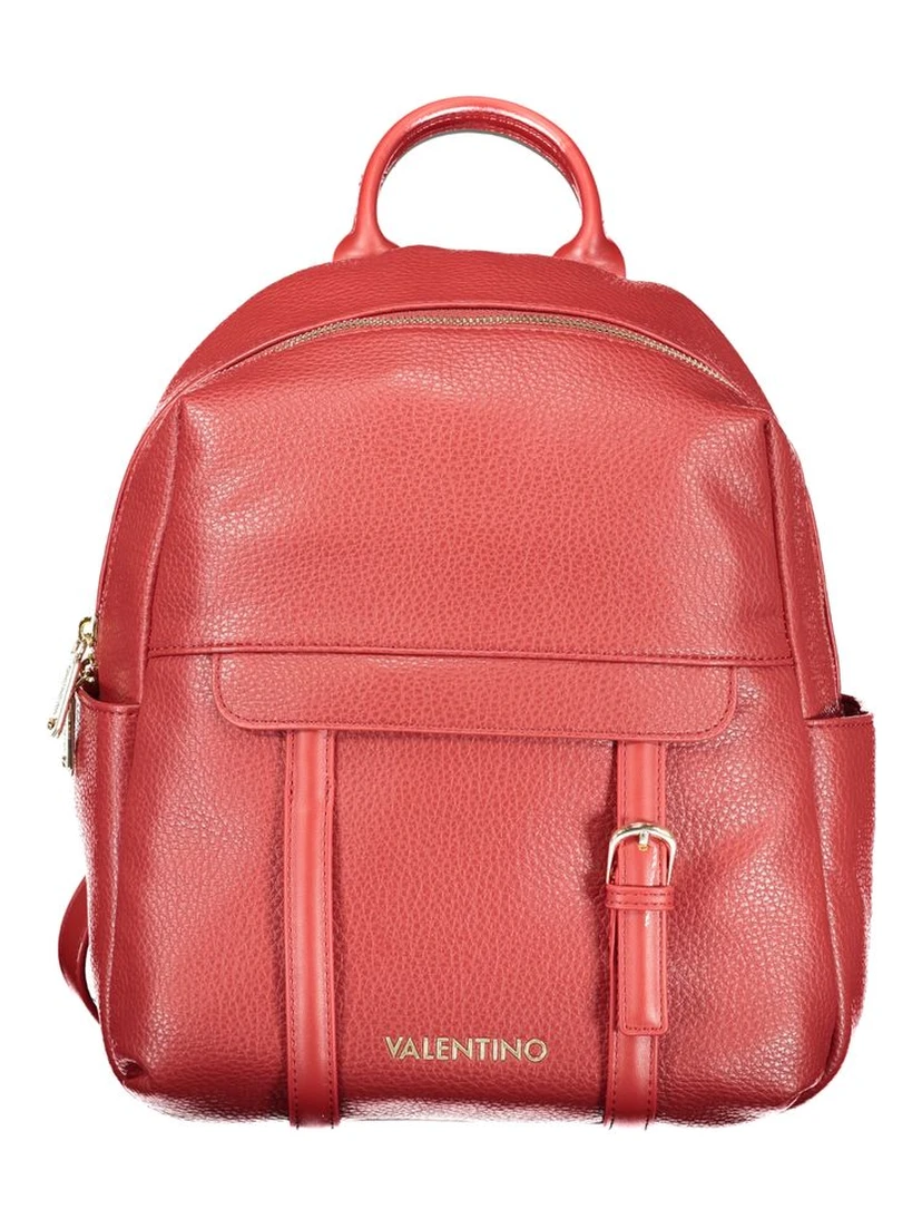 Rosso Polyurethane Women Backpack