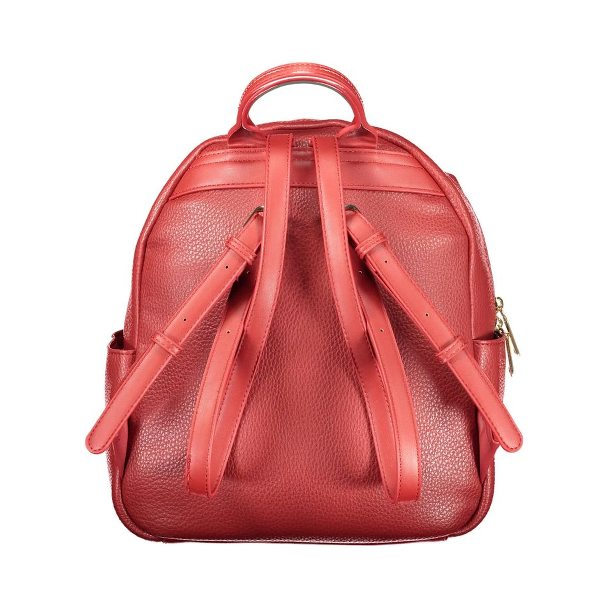 Rosso Polyurethane Women Backpack