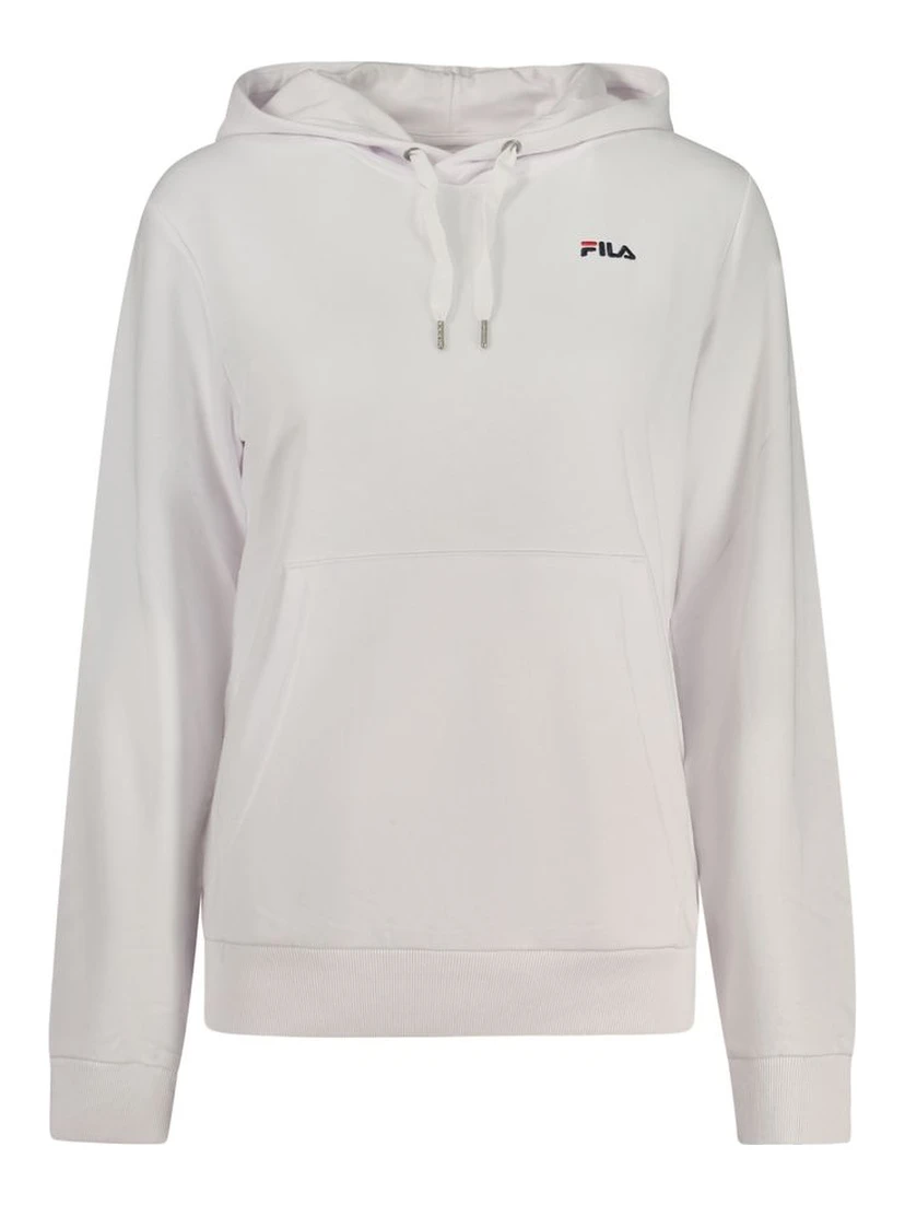 White Cotton Women's Hoodie