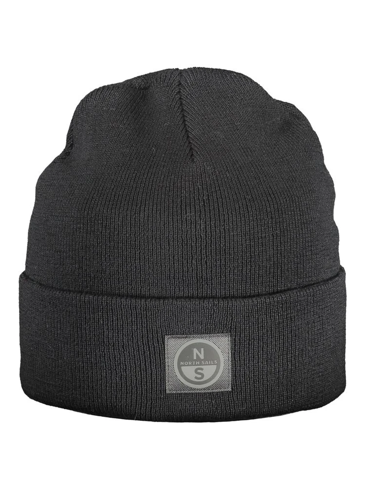Black Polyester Men Cap