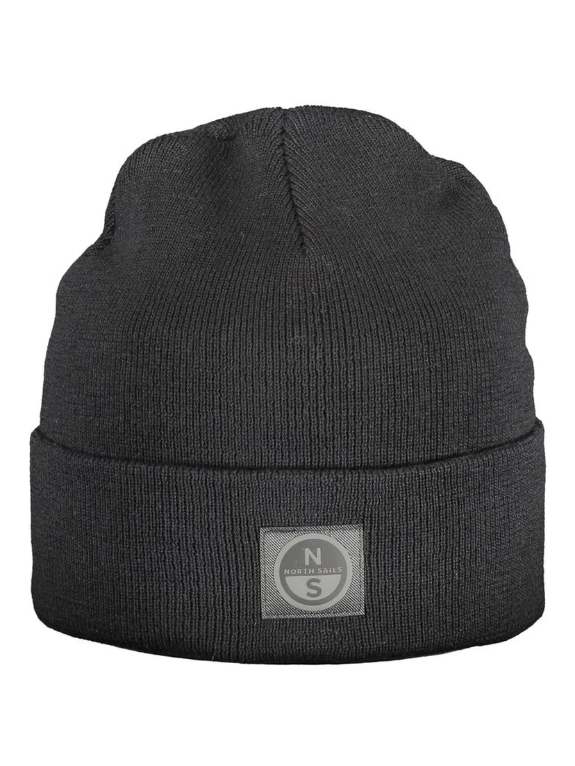 Black Polyester Men Cap