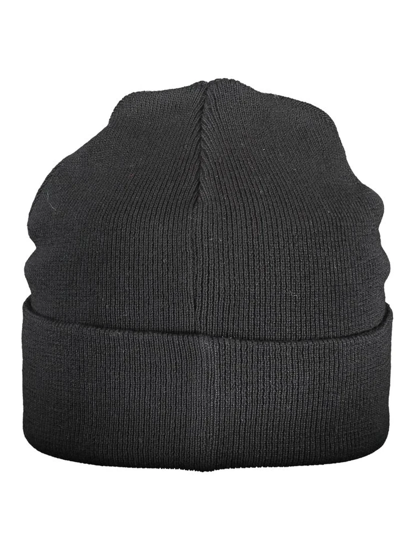 Black Polyester Men Cap