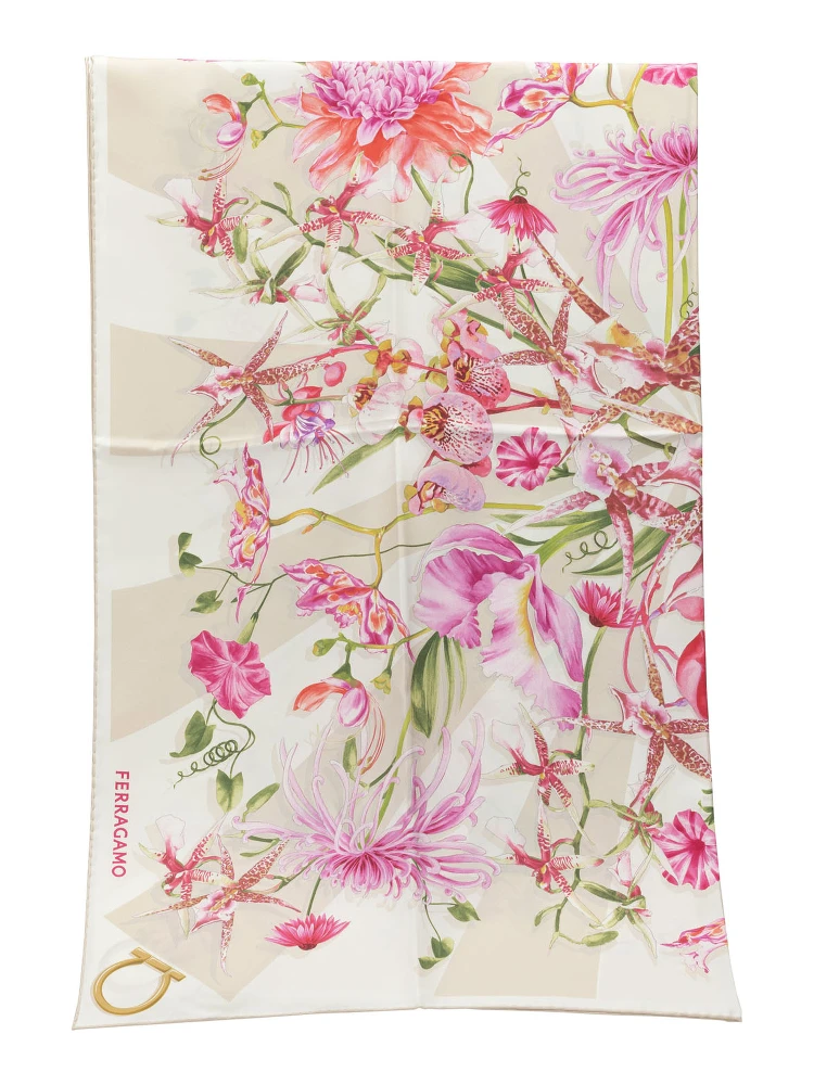 "Gaia" silk scarf