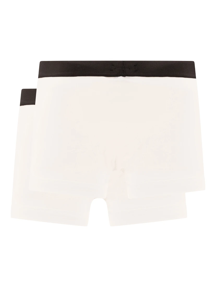 Cotton boxer shorts with logo