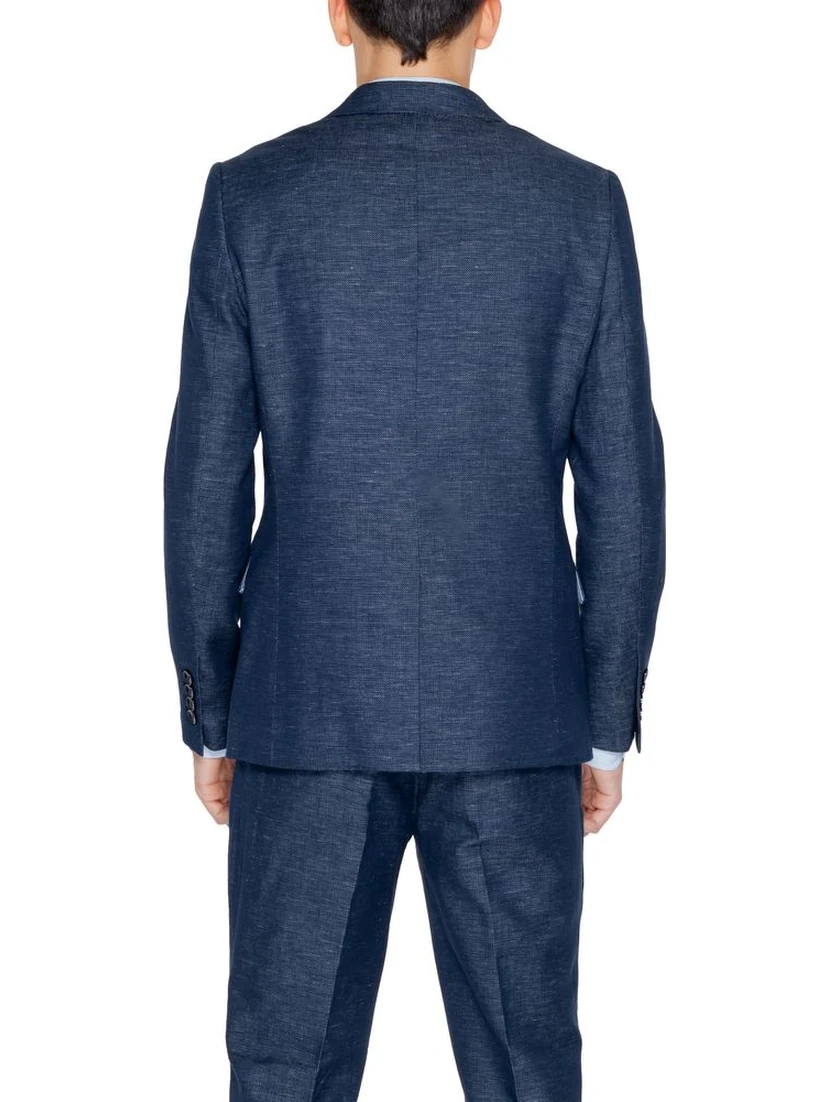 Blue Cotton Blazer