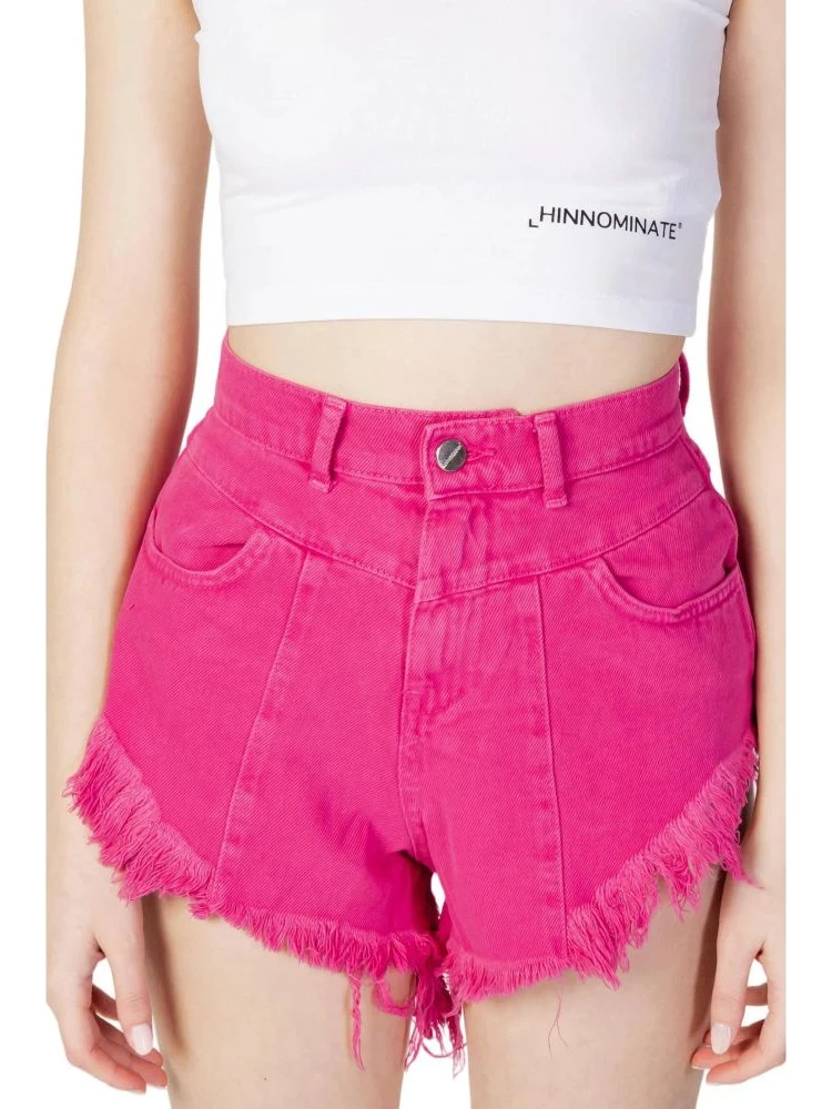 Fuchsia Cotton Short And Mini Shorts