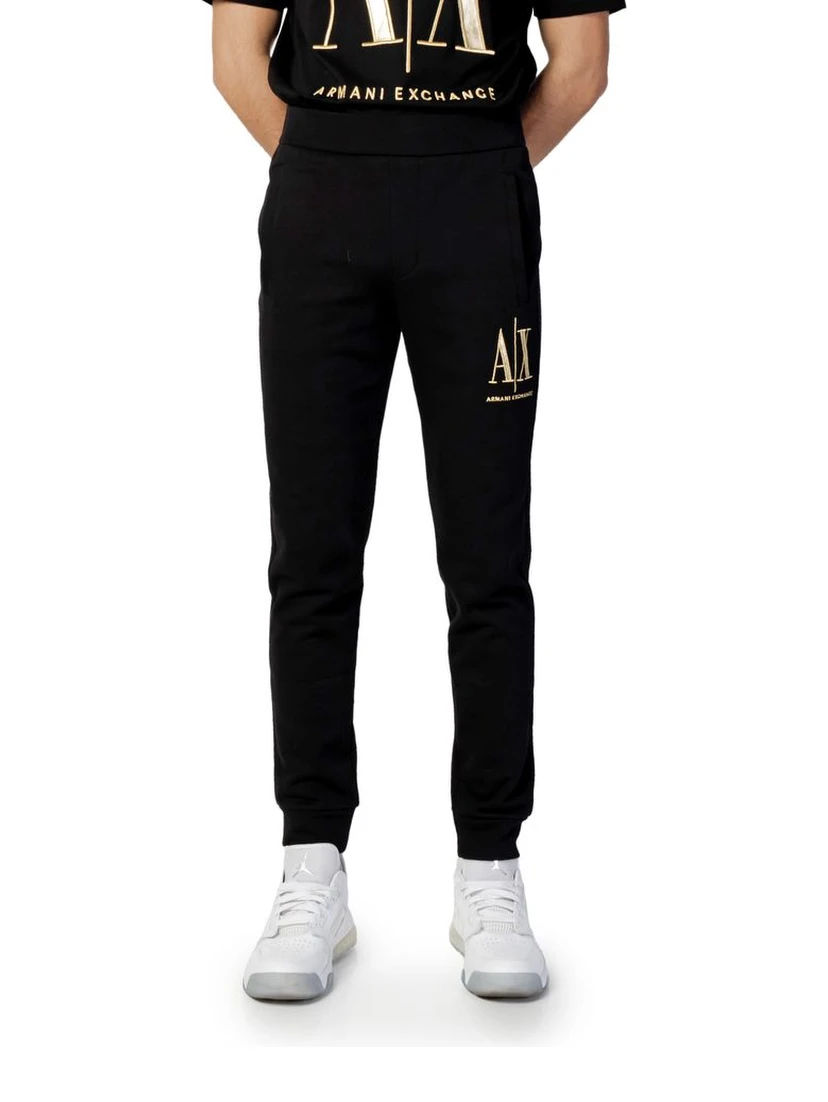 Black Cotton Joggers (Workout Pants)