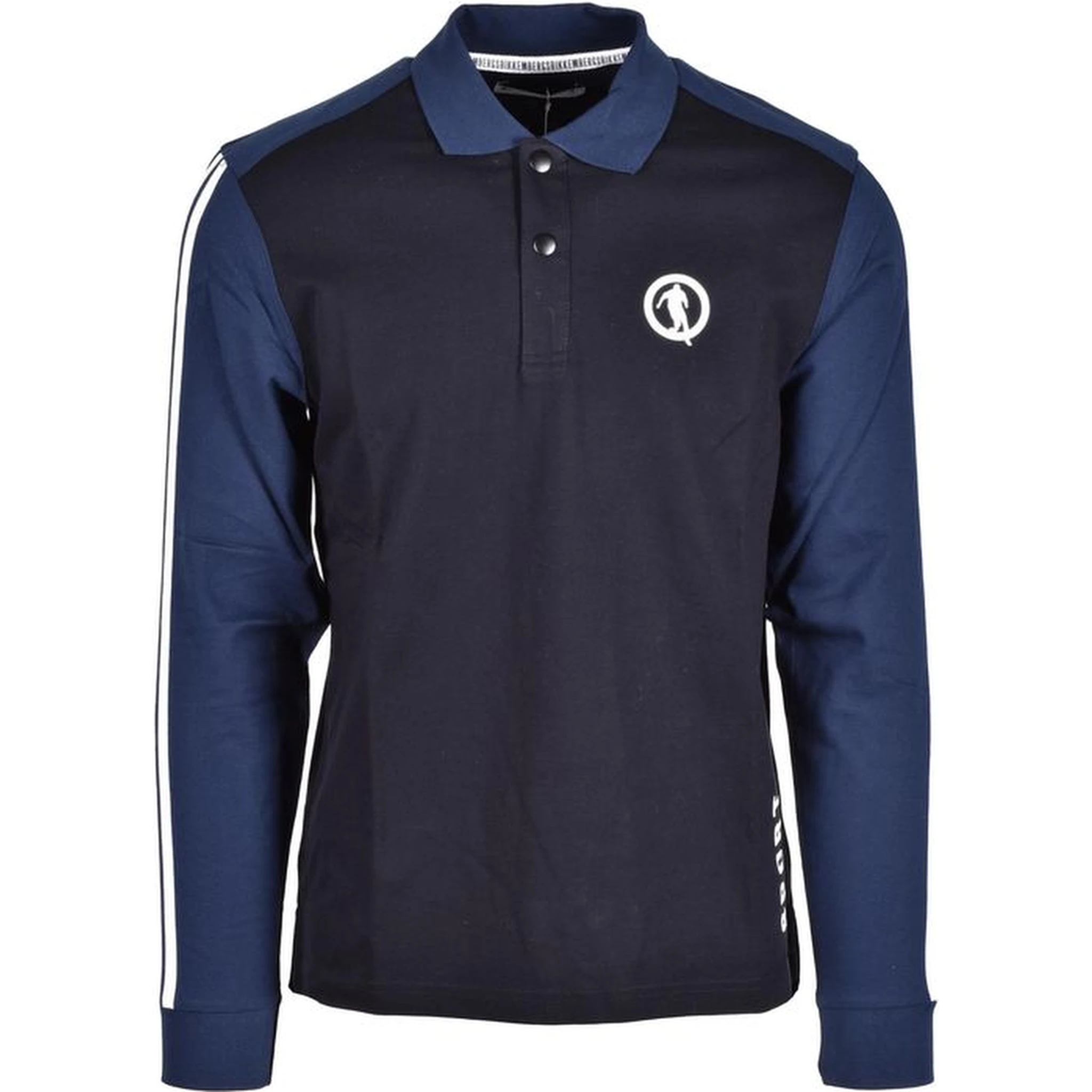 Blue Cotton Polo Shirt