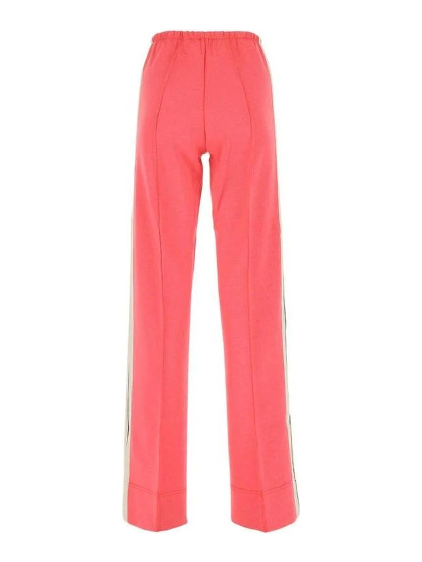 Multicolor Cotton Casual Pants
