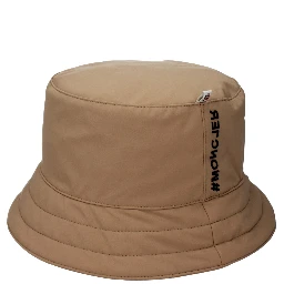 Beige Fabric Bucket Hat