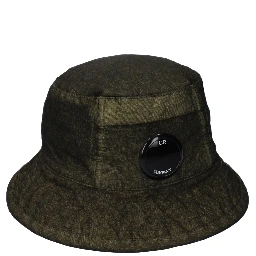Green Polyamide Bucket Hat