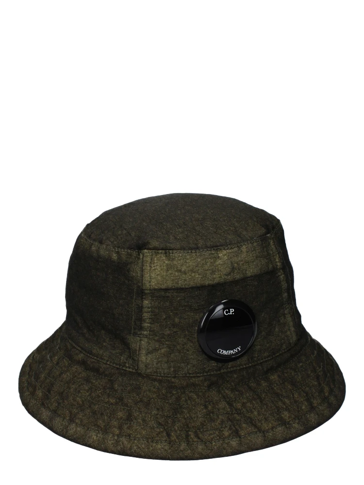 Green Polyamide Bucket Hat