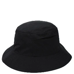 Black Polyamide Bucket Hat