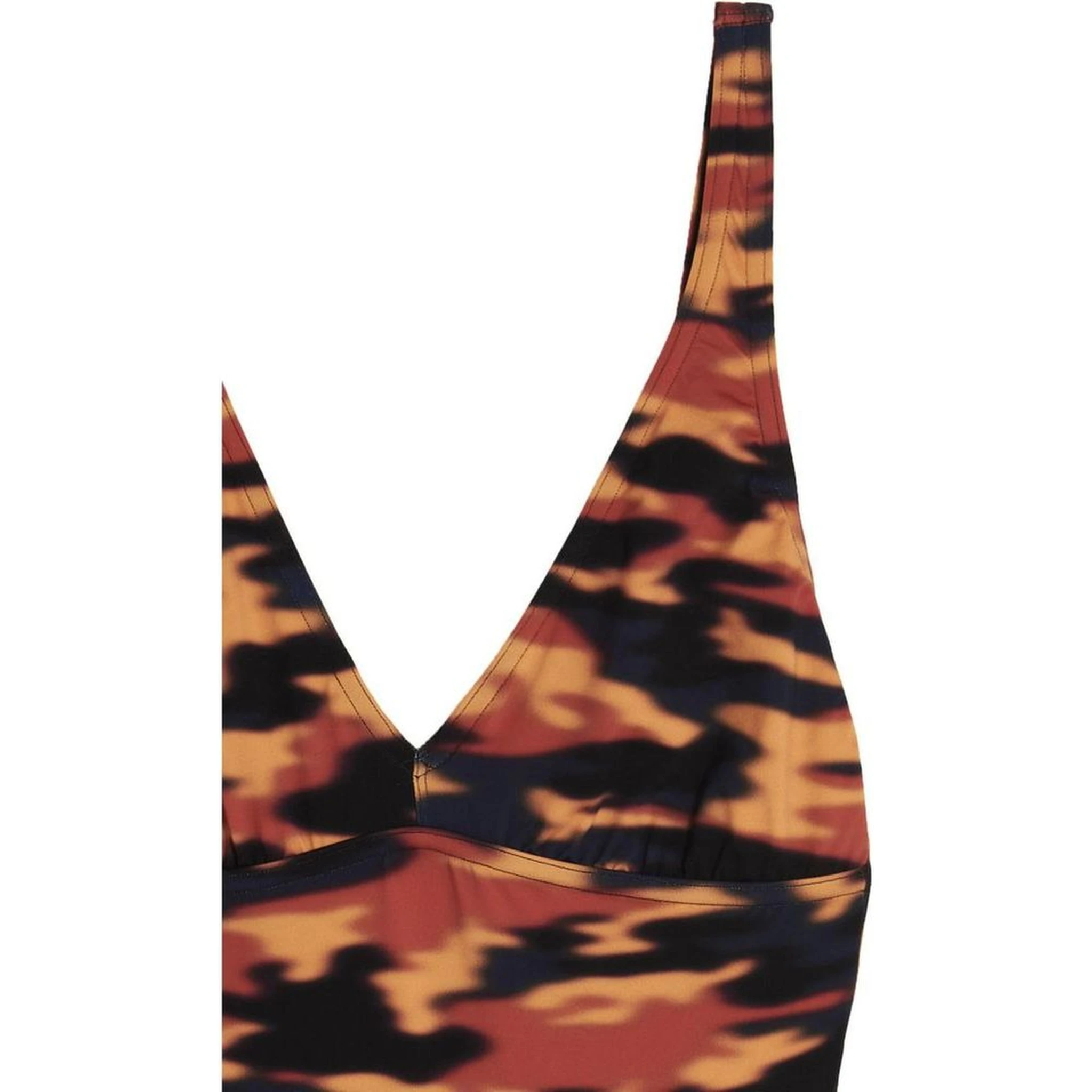 Multicolor Polyester One-Piece Swimsuit