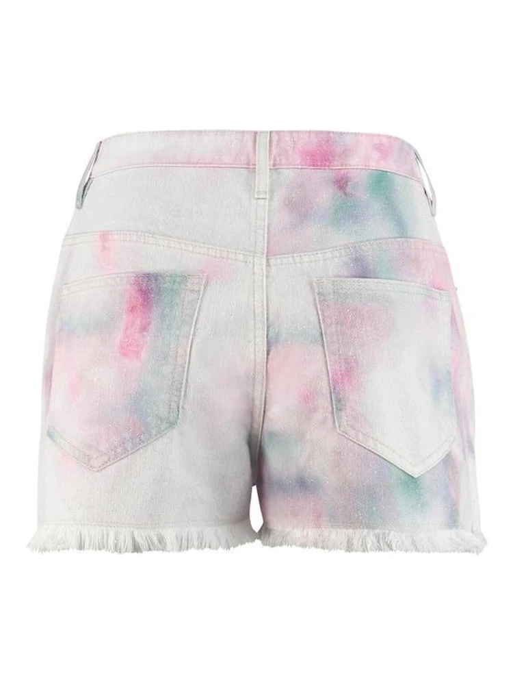 Multicolor Denim Shorts alternative