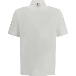 White Cotton Polo Shirt