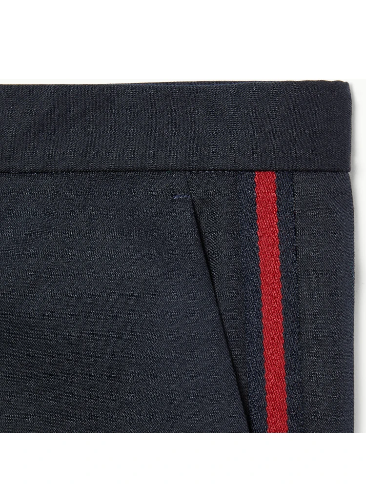 Cotton twill pants with Web detail alternative