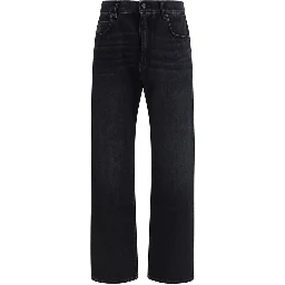 Black Cotton Jeans Denim