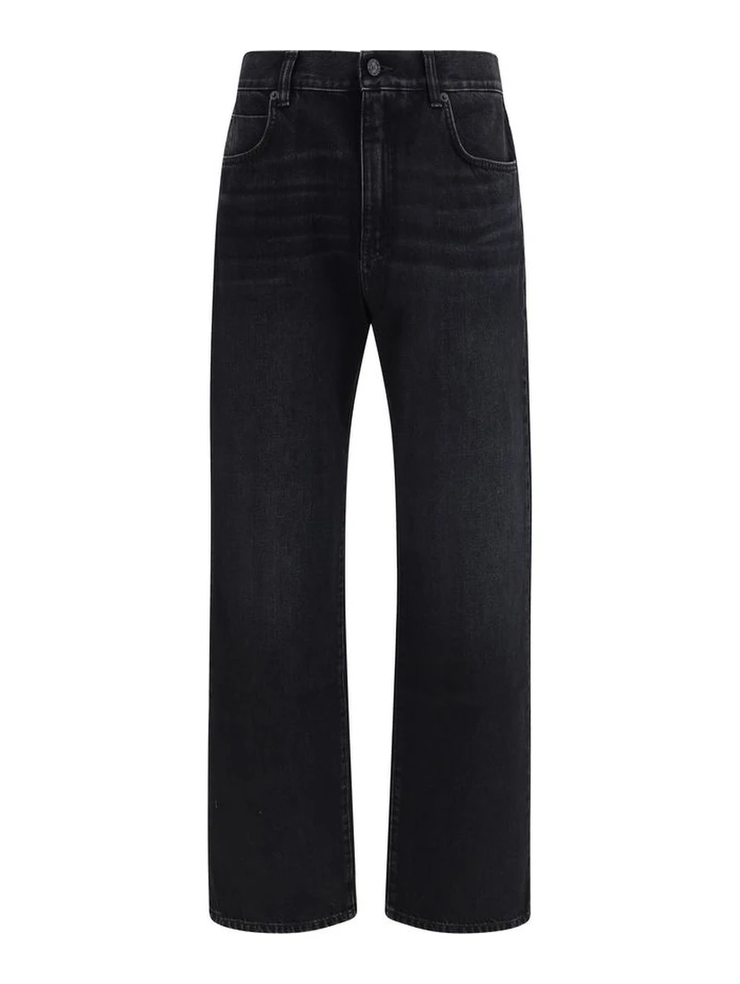 Black Cotton Jeans Denim