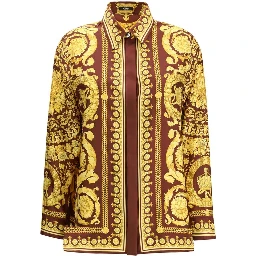 Bordeaux Silk Pattern Shirt