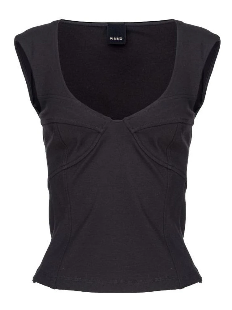 Black Nylon T-Shirt