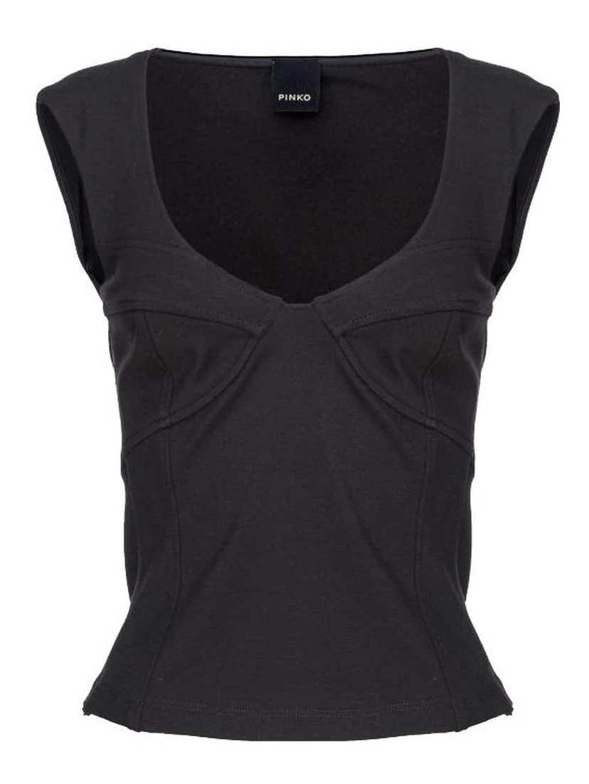 Black Nylon T-Shirt