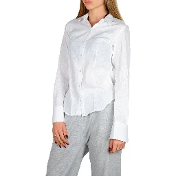 White Cotton Dress Shirt