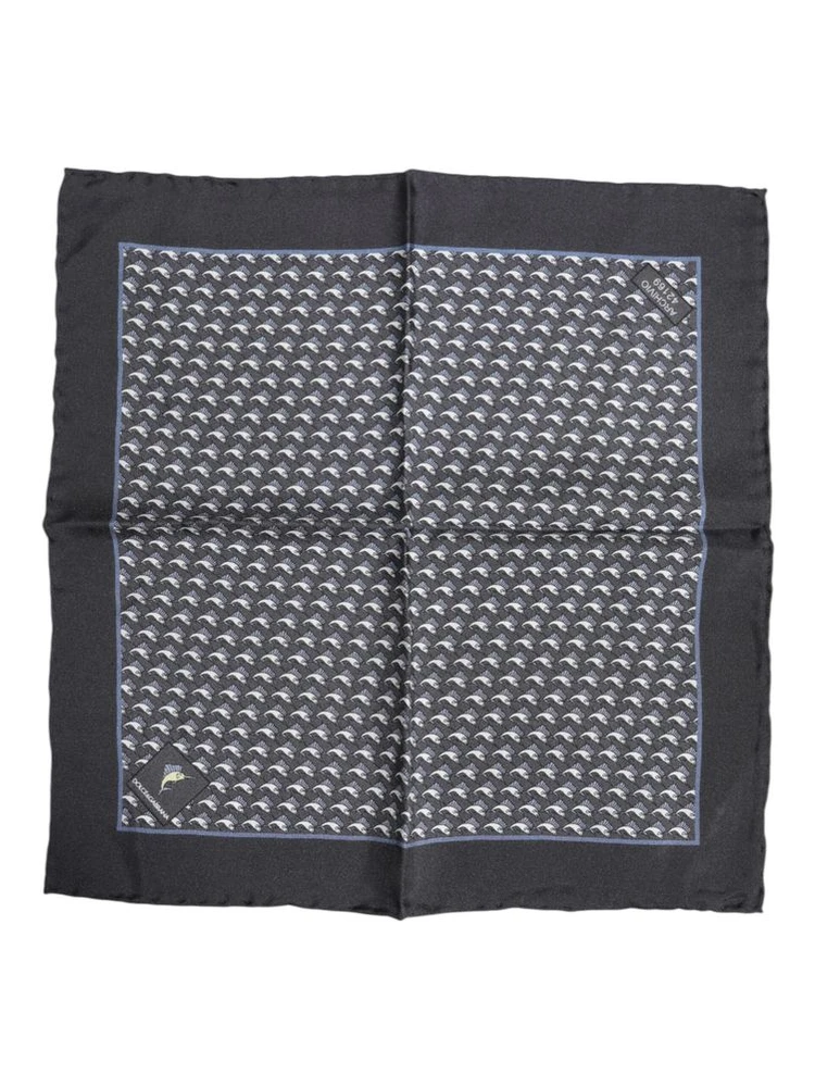 Black Silk Scarf