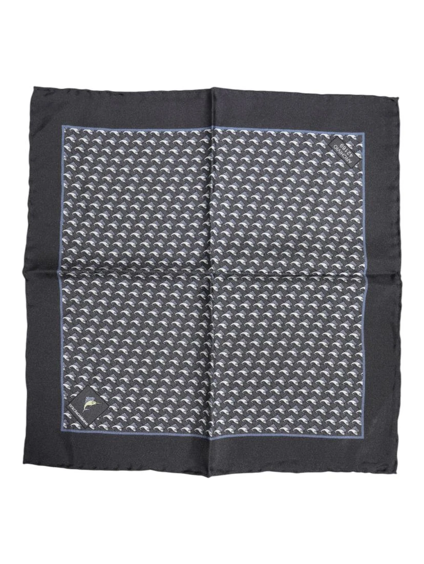Black Silk Scarf