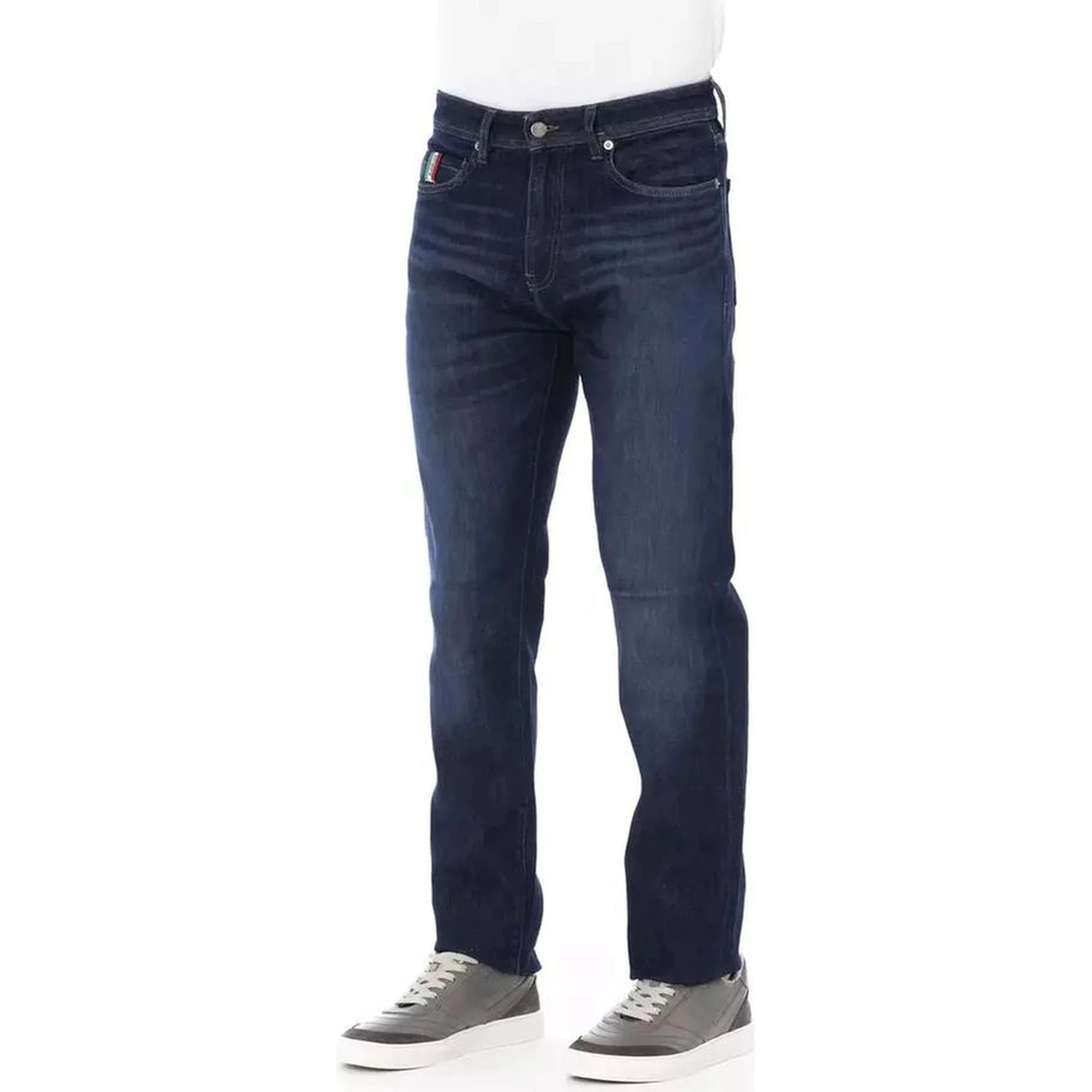Blue Cotton Jeans Denim