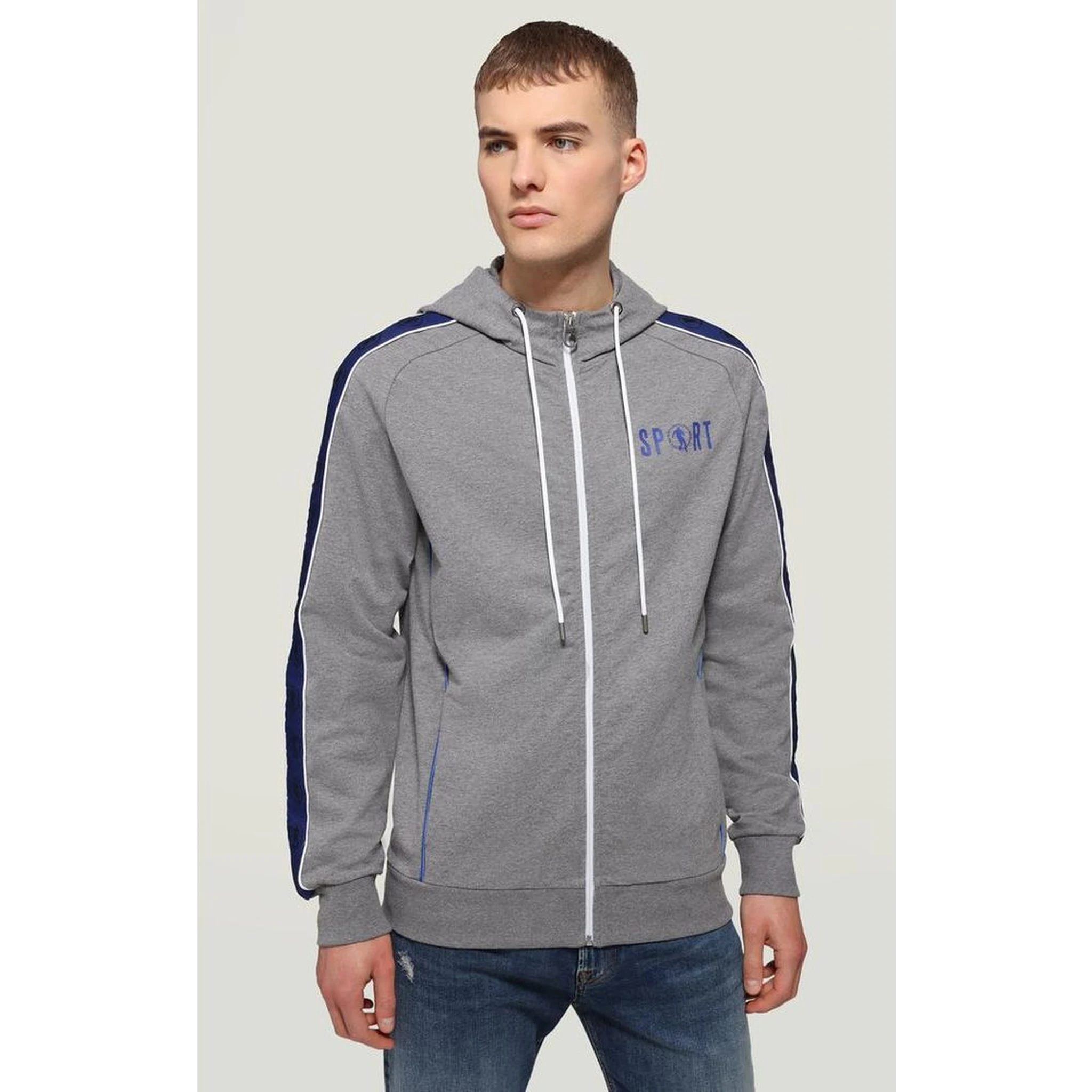 Gray Cotton Sweatshirt