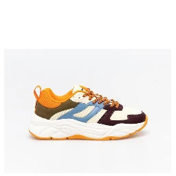 Multicolor Nylon Chunky Sneakers