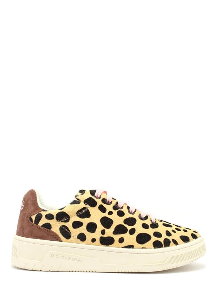 Multicolor Leather Low Top Sneakers