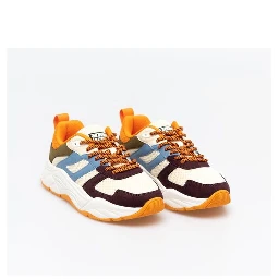 Multicolor Nylon Chunky Sneakers