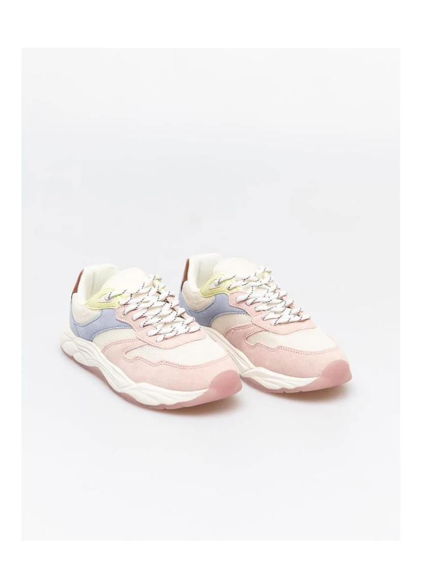 Multicolor Goatskin Chunky Sneakers