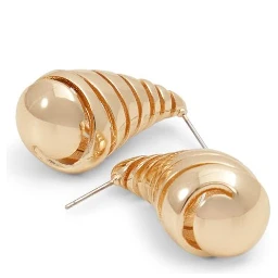 Gold Elastane Earrings