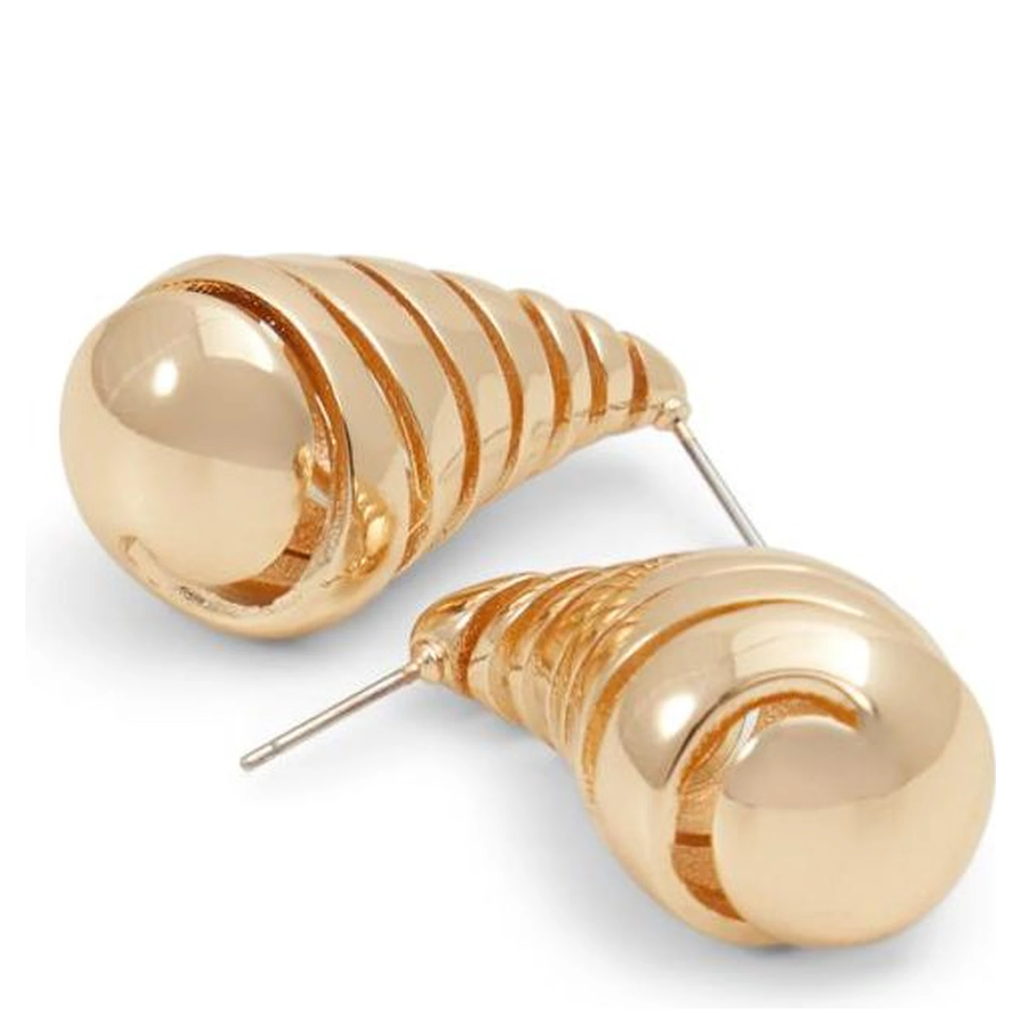 Gold Elastane Earrings