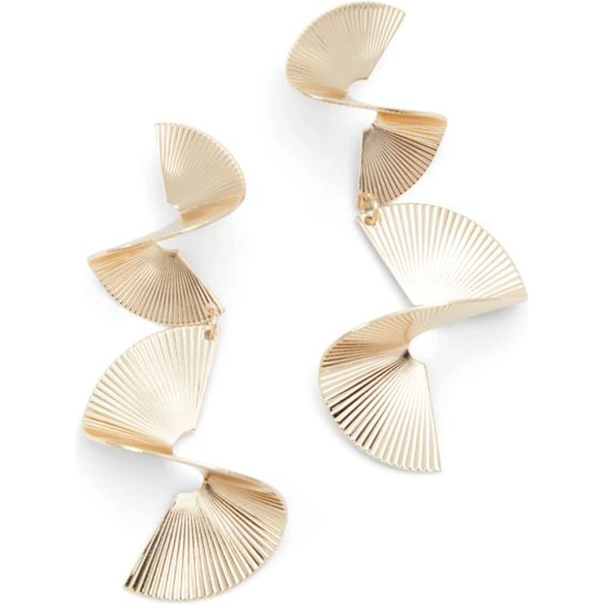 Gold Elastane Earrings