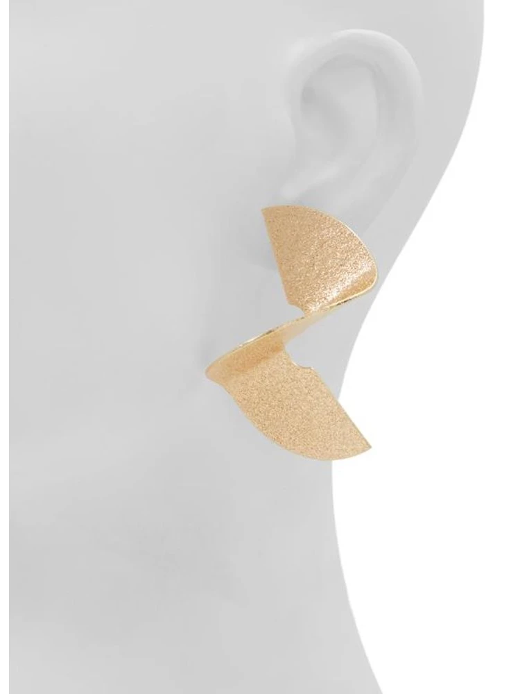 Gold Elastane Earrings alternative