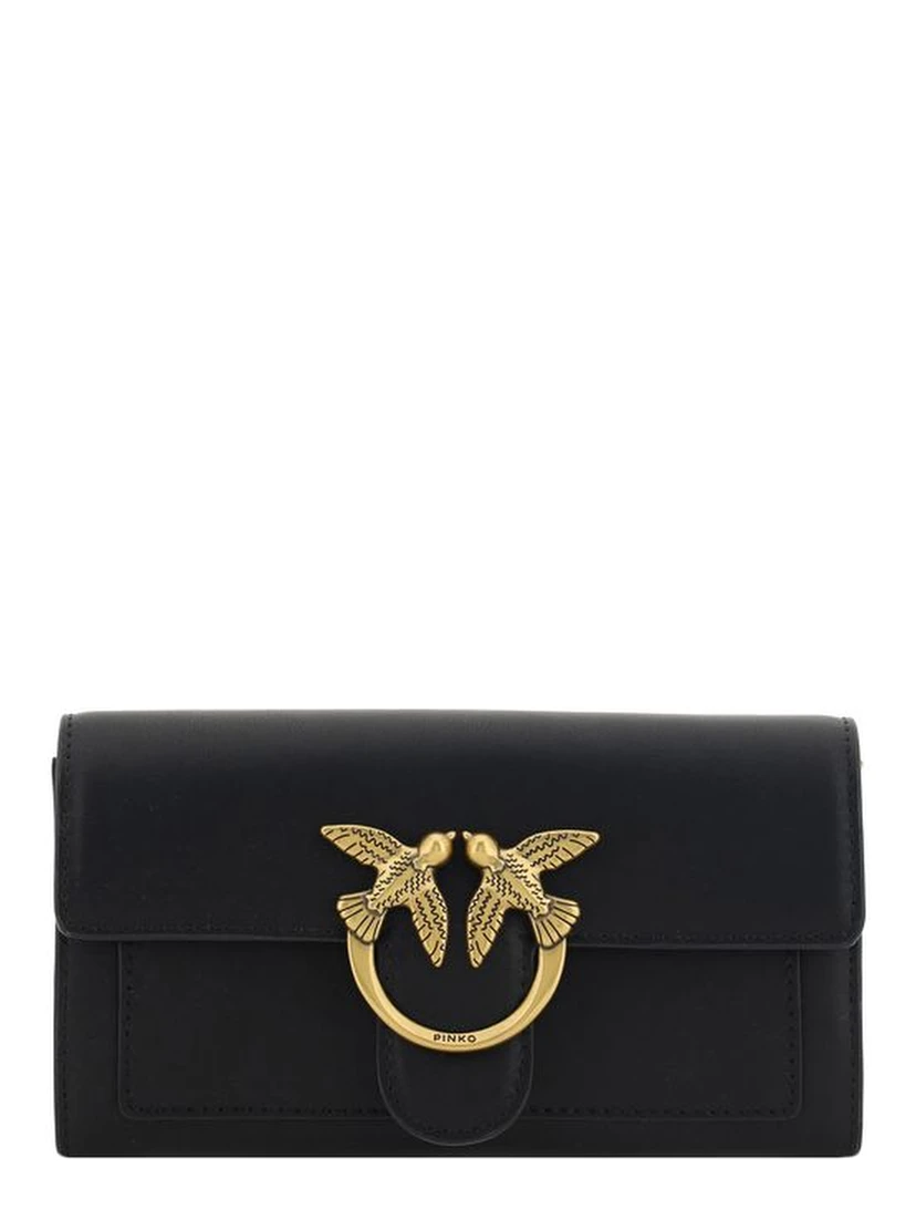 Black Calf Leather Bos Taurus Shoulder Bag