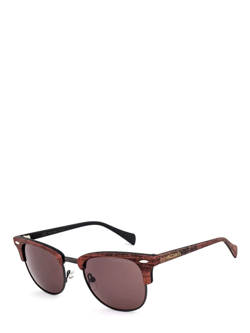 Brown Metal Sunglasses