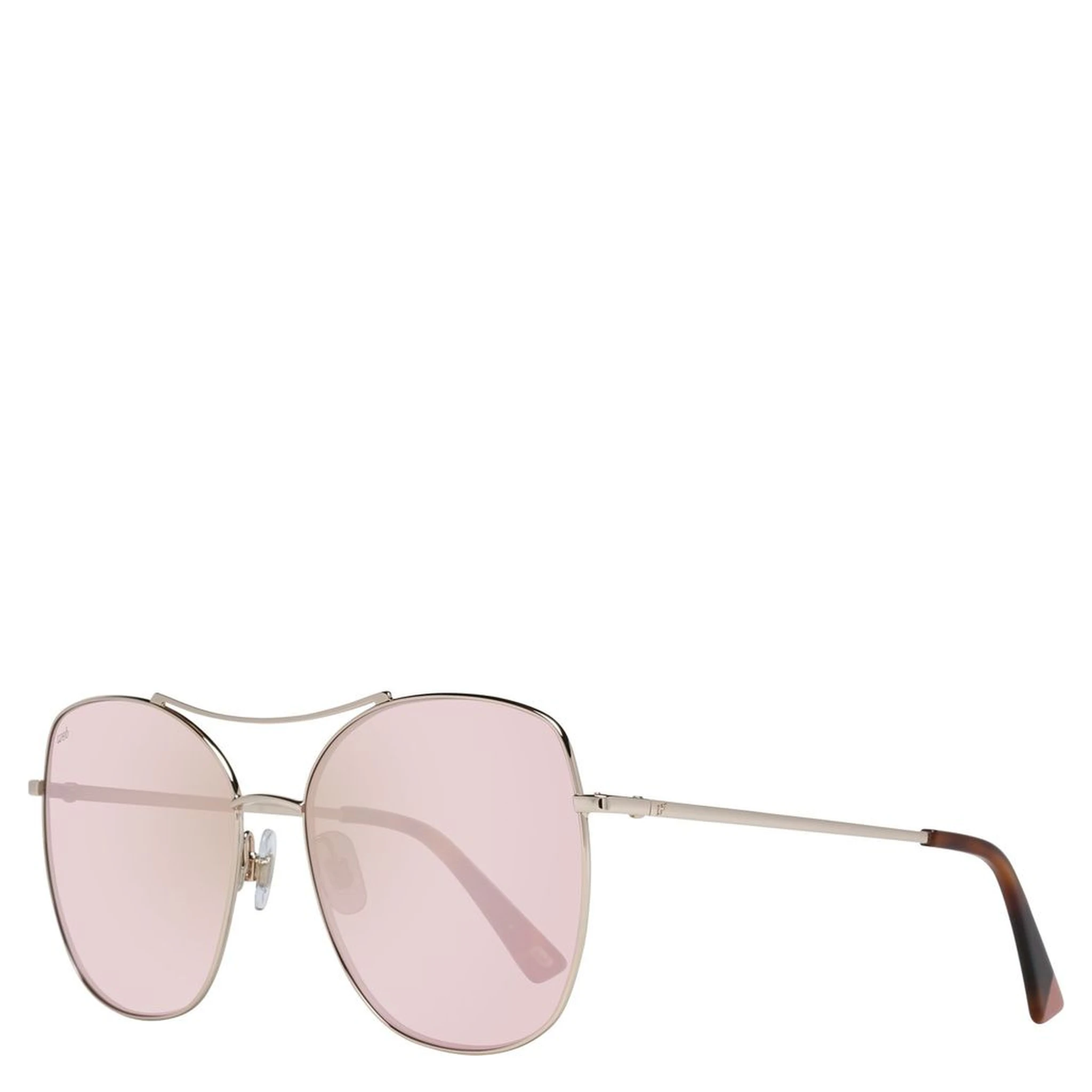 Rose Gold Metal Sunglasses