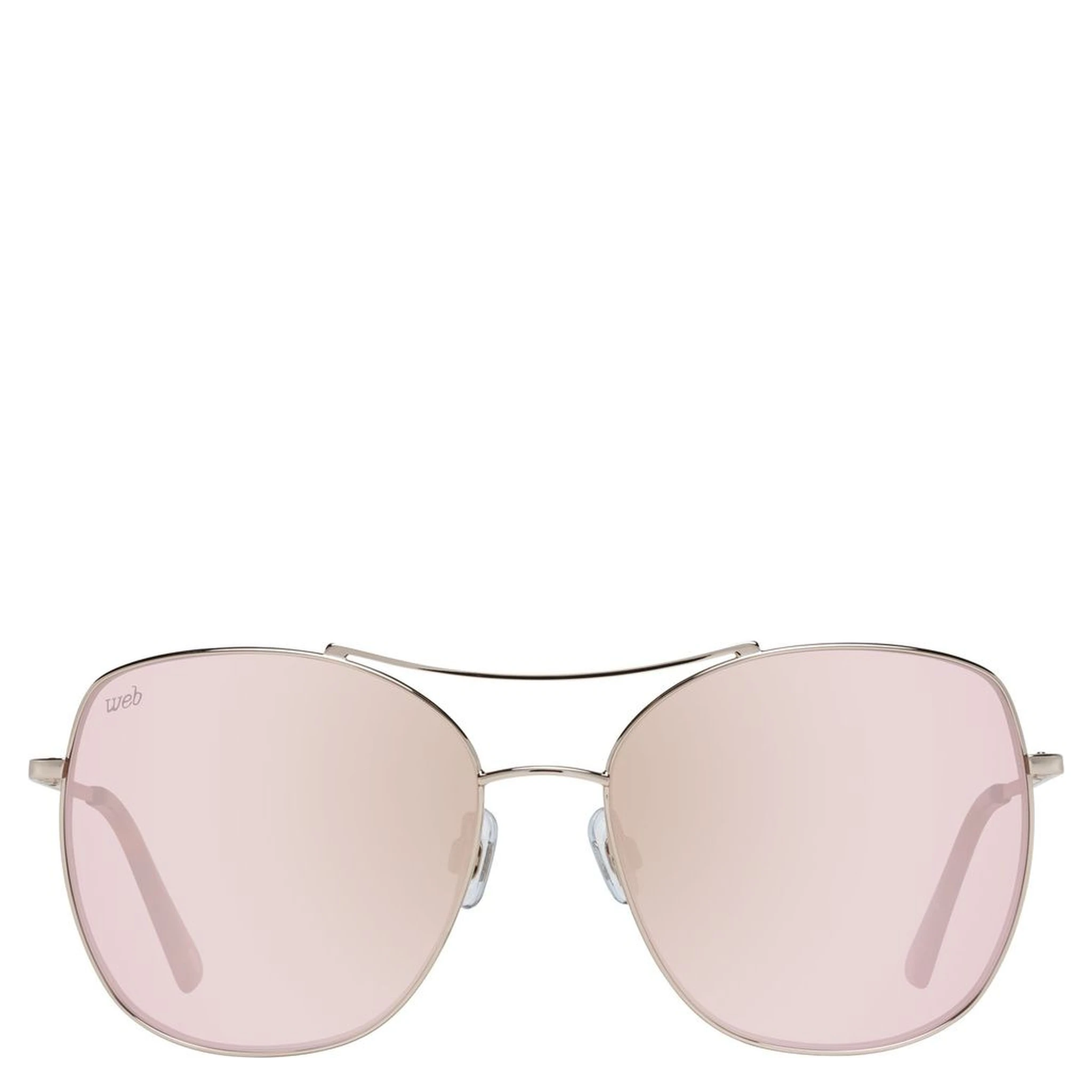 Rose Gold Metal Sunglasses
