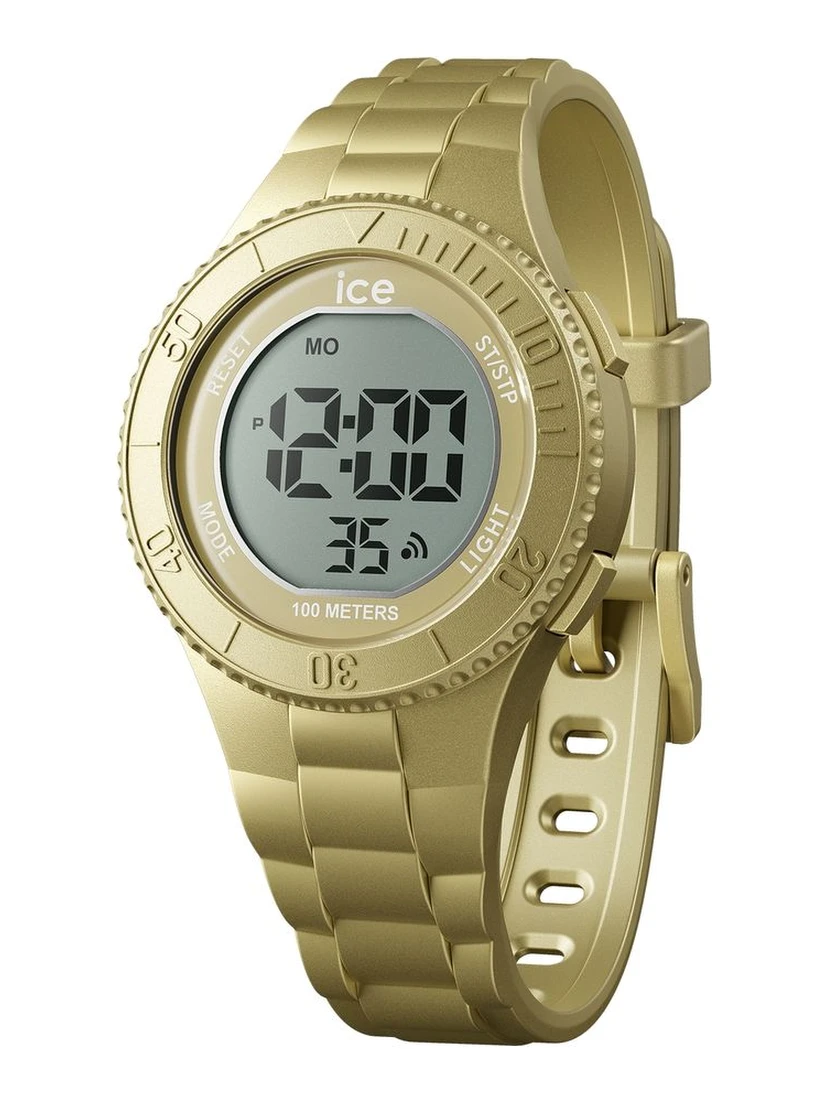 Gold Synthetic Digital Watch