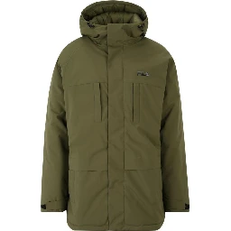 Green Polyester Parka