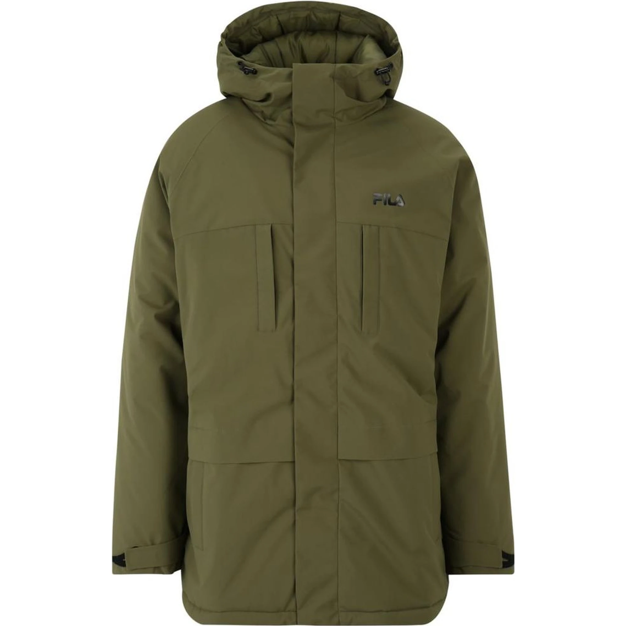 Green Polyester Parka