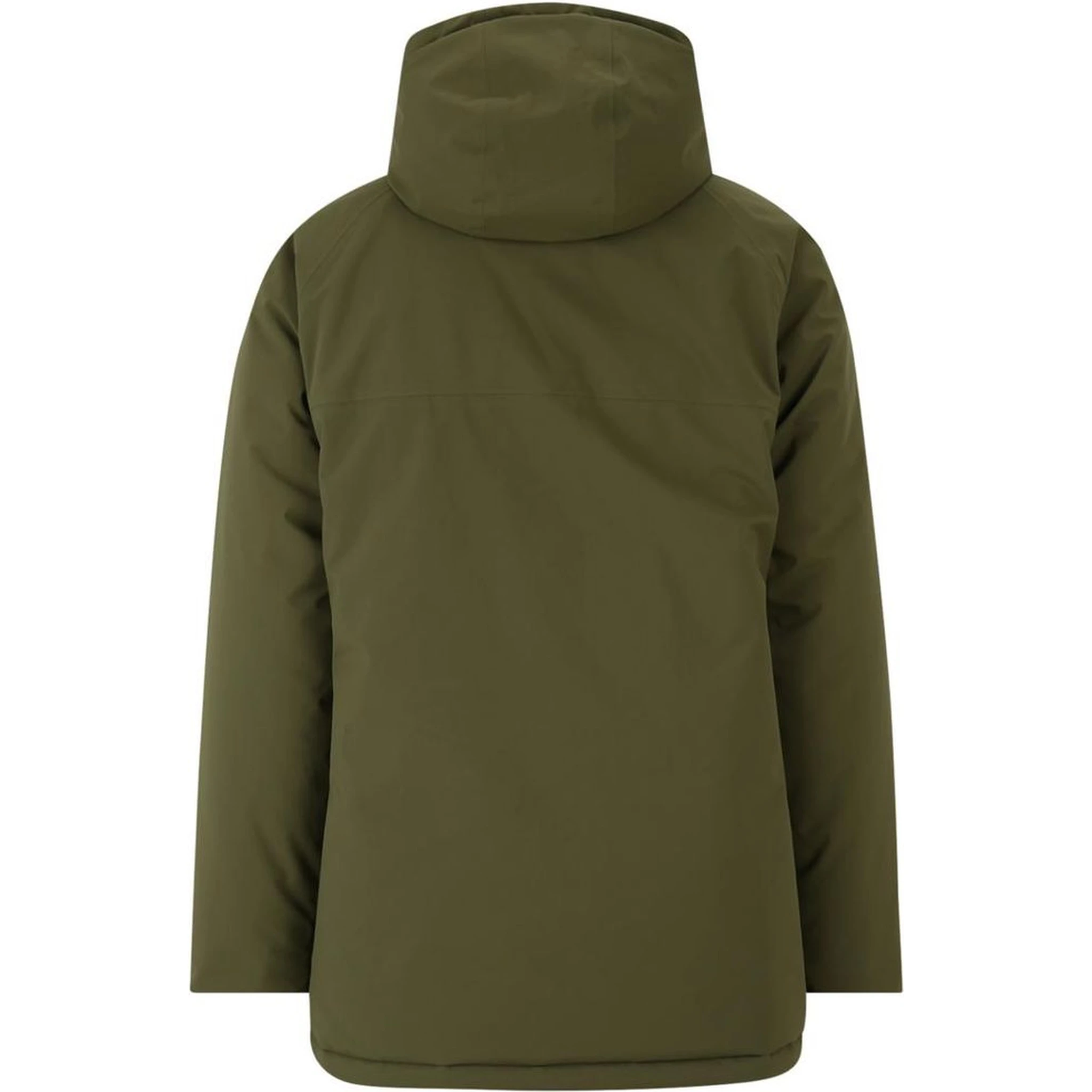 Green Polyester Parka