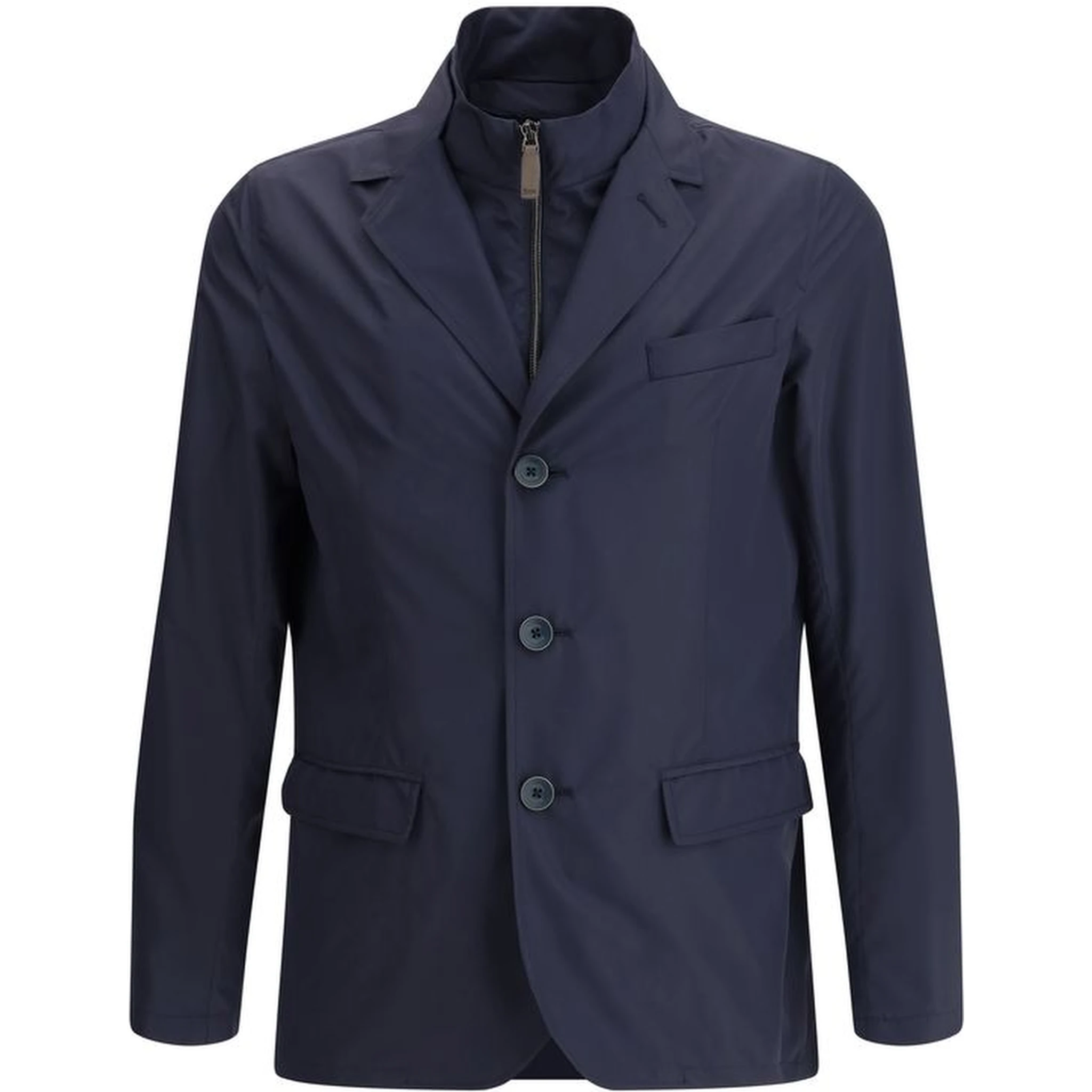 Blue Polyester Clothing