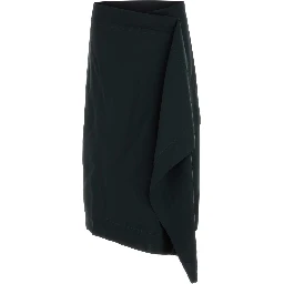 TAILORED MIDI WRAPPED SKIRT