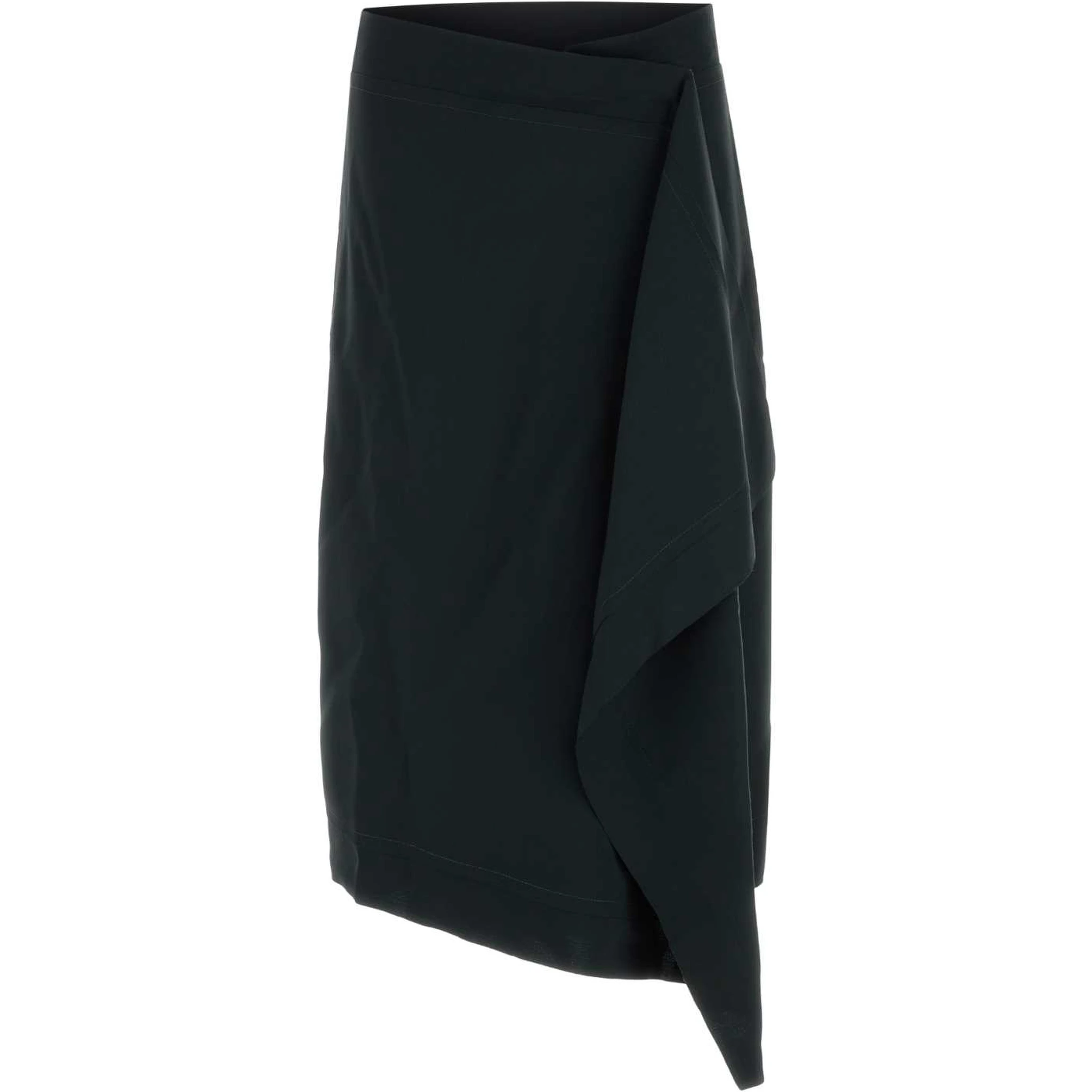 TAILORED MIDI WRAPPED SKIRT